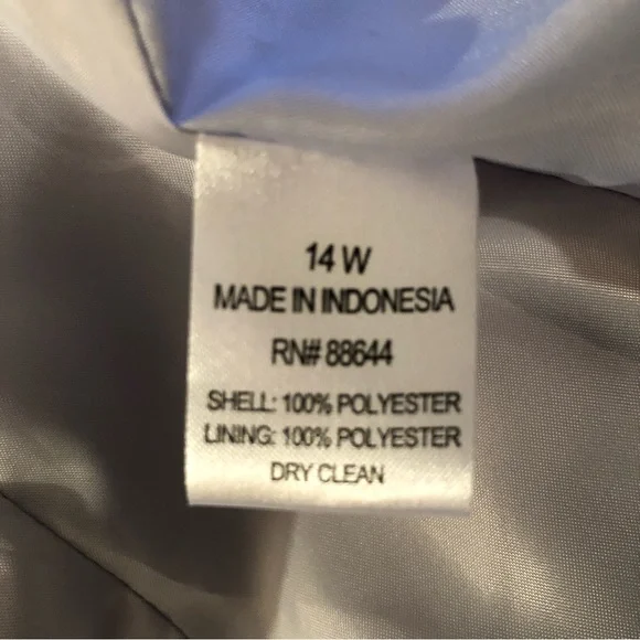 Womens Emily Silver Formal Suit - Picture 15 of 16